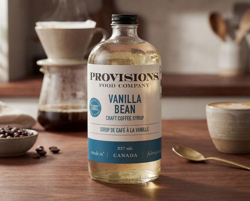 Vanilla Bean Coffee Syrup Made with Real Vanilla | Canadian Craft Syrup
