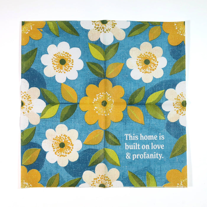 Bad Betty Greeting Co. - This Home Is Built on Love & Profanity - Cocktail Napkins