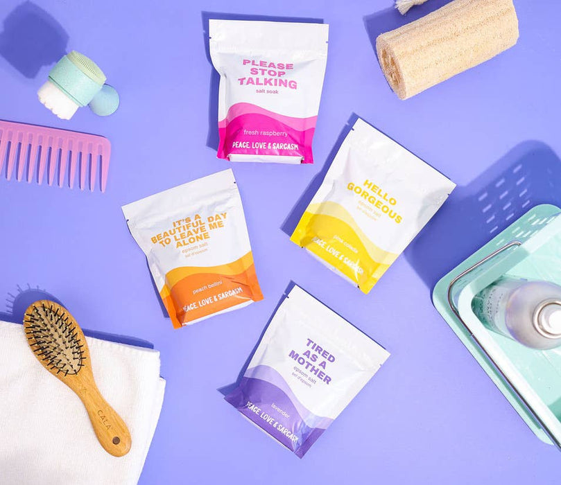 Peace, Love and Sarcasm - Hello Gorgeous Epsom Salt Bath Soak