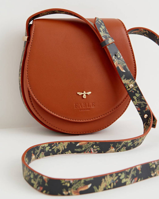 Fable England - FABLE A Night's Tale Saddle Purse Tan