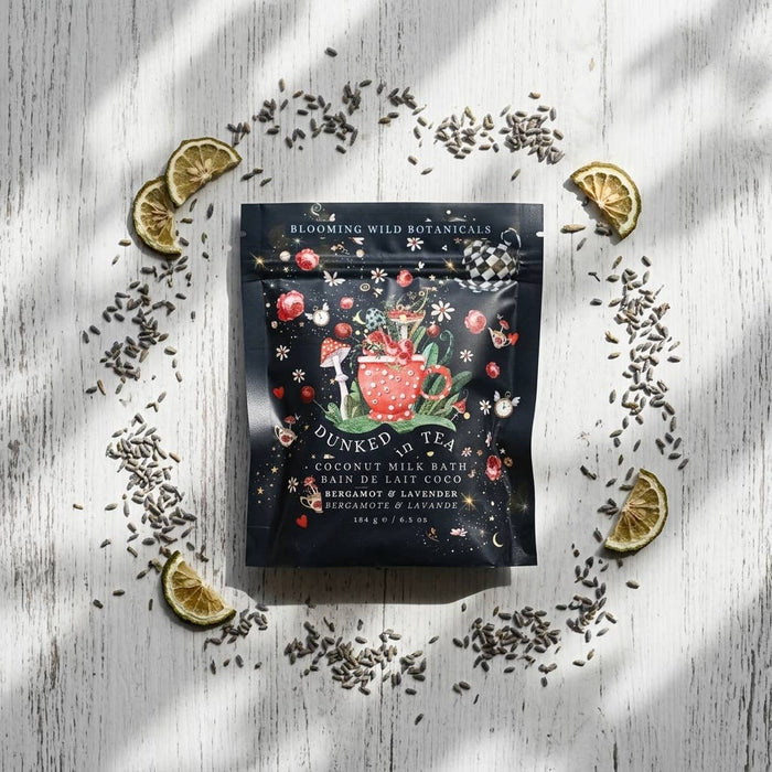 Blooming Wild Botanicals - Dunked in Tea Coconut Milk Bath | Bergamot & Lavender