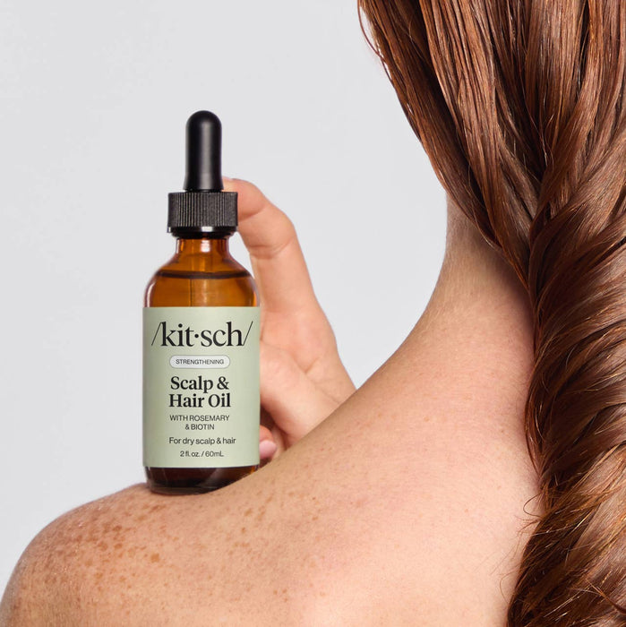 Rosemary Biotin Hair & Scalp Oil – Strengthening Treatment for Thicker, Fuller Hair & Healthy Scalp