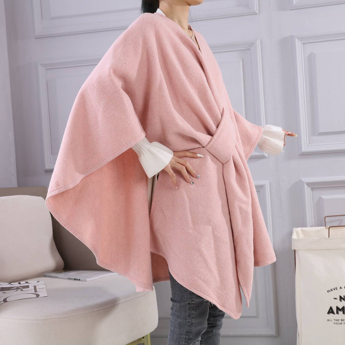 PEACH ACCESSORIES - PE344 Elegant Cape: Silver