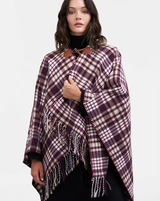 Fable England - Window Pane Check Cape