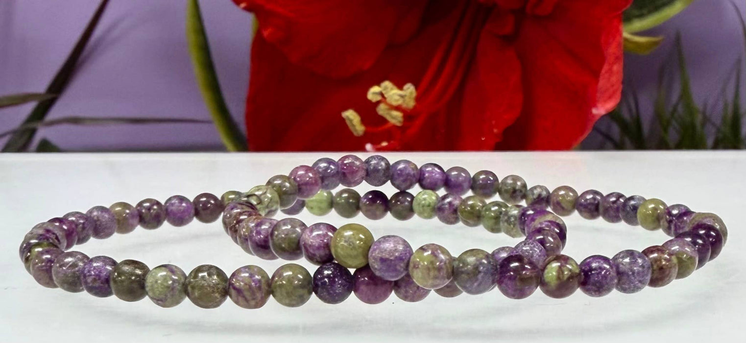 KayleeNYC - Natural Atlantisite 4mm Crystal Healing Stretch Bracelets