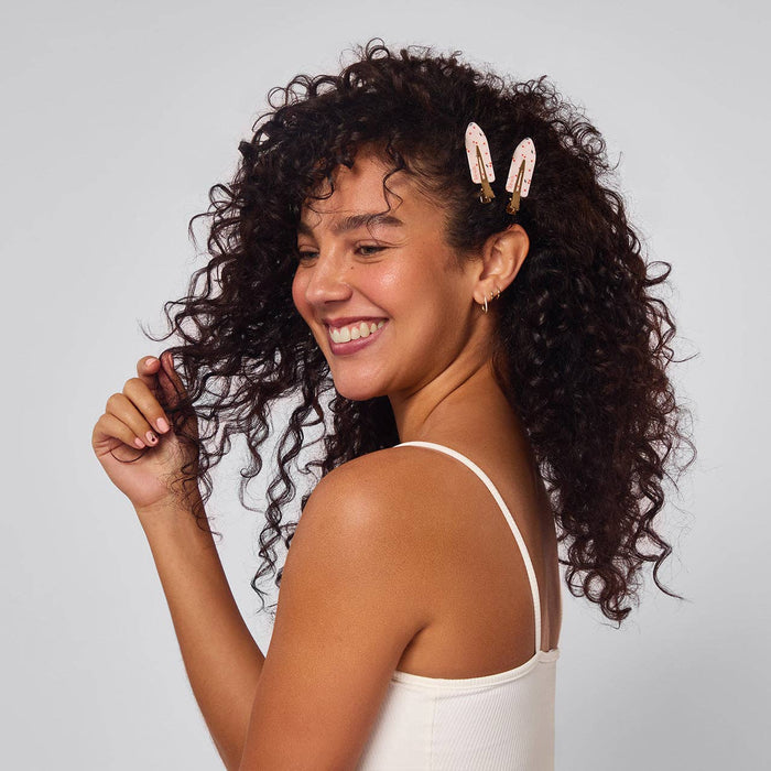 Kitsch Secure Hair Clips – 4-Pack Creaseless Hold in Cherry Print