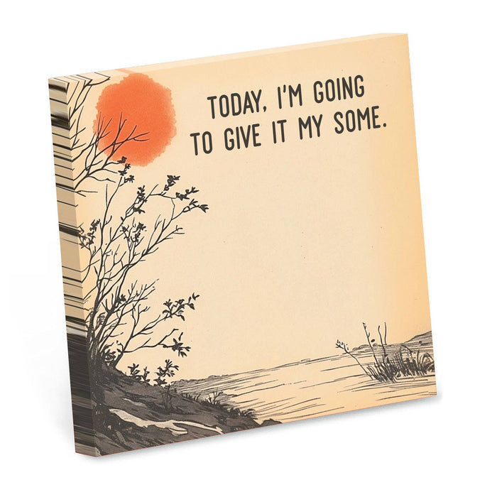 Bad Betty Greeting Co. - Funny Sarcastic Sticky Note Pad - Give It My Some
