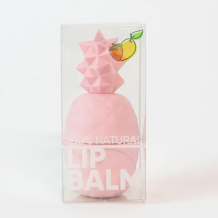 Rebels Refinery - Pink Pineapple Lip Balm 100% Natural: Pink / Strawberry Mango / Clear Box