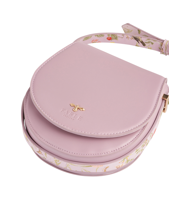 Fable England - Meadow Creatures Lilac Saddle Bag