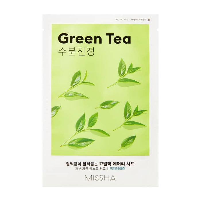 MISSHA Airy Fit Sheet Mask Green Tea: 1 PC