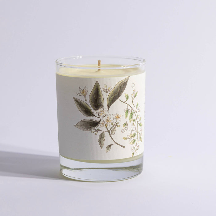 Just Bee - Jasmine and Orange Blossom Candle  - Just Bee Candles: 7 oz (up to 40 hrs of clean burning)