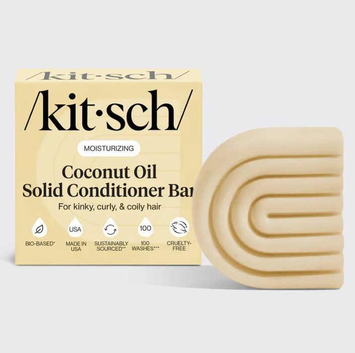 Coconut Conditioner Bar – Deep Hydration Solid Conditioner with Tropical Moisture & Plant-Based Oils (Vegan, Plastic-Free, Long-Lasting)