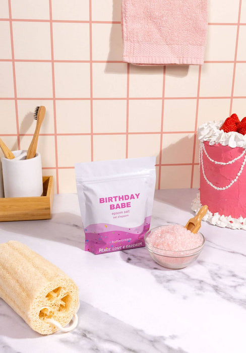Peace, Love and Sarcasm - Birthday Babe Epsom Salt Bath Soak