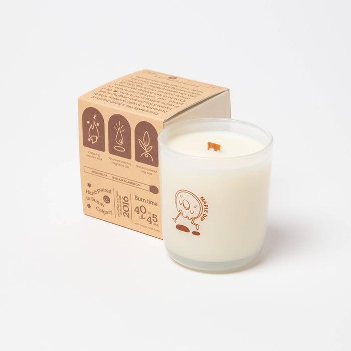 Maple Dip - Warm Maple Butter Coconut Soy 8oz Candle