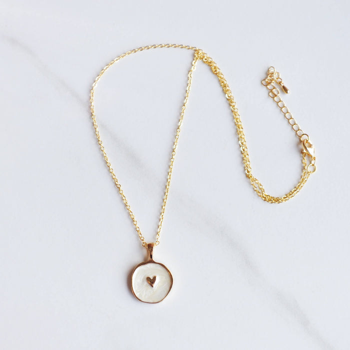 Oh So Lovely - ARIELLA, Sweet Heart Necklace, Pretty Gift for her