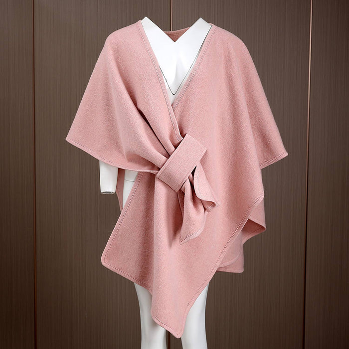 PEACH ACCESSORIES - PE344 Elegant Cape: Wine