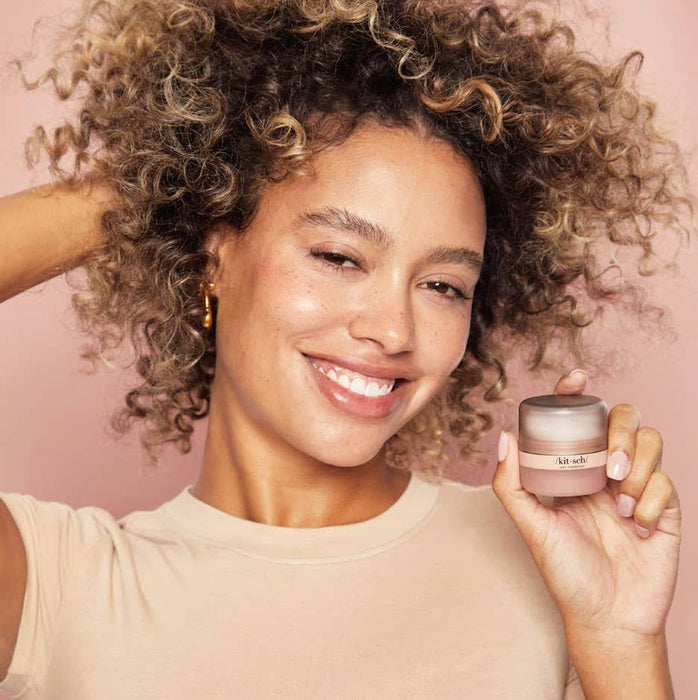 Kitsch Dry Shampoo Powder | Rice Protein Volumizing Formula – No White Cast, Transparent Finish