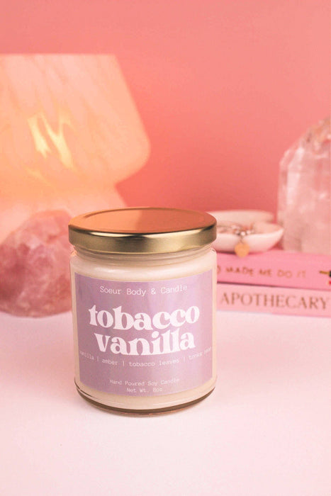 Soeur Body and Candle - Tobacco Vanilla Soy Candle