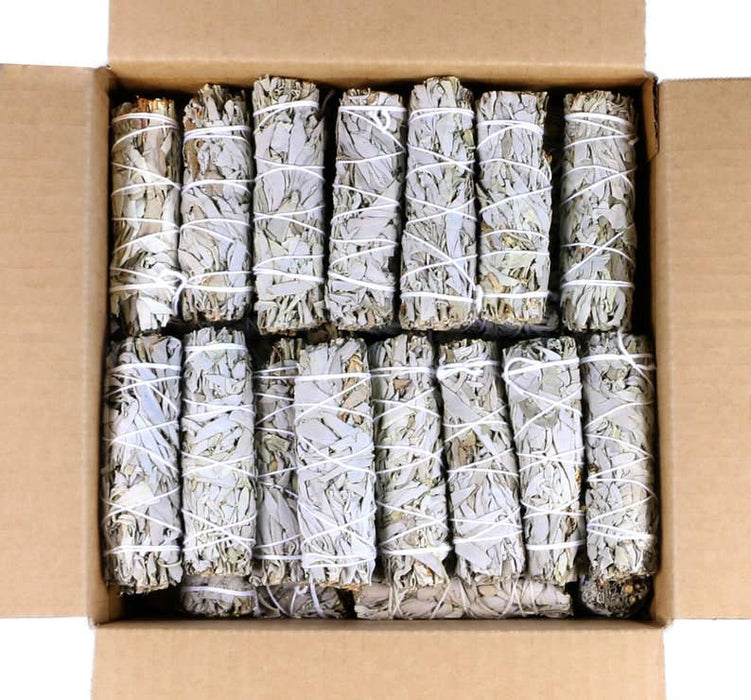 4” California White Sage Smudge Stick Bundle – Organic Cleansing & Purification