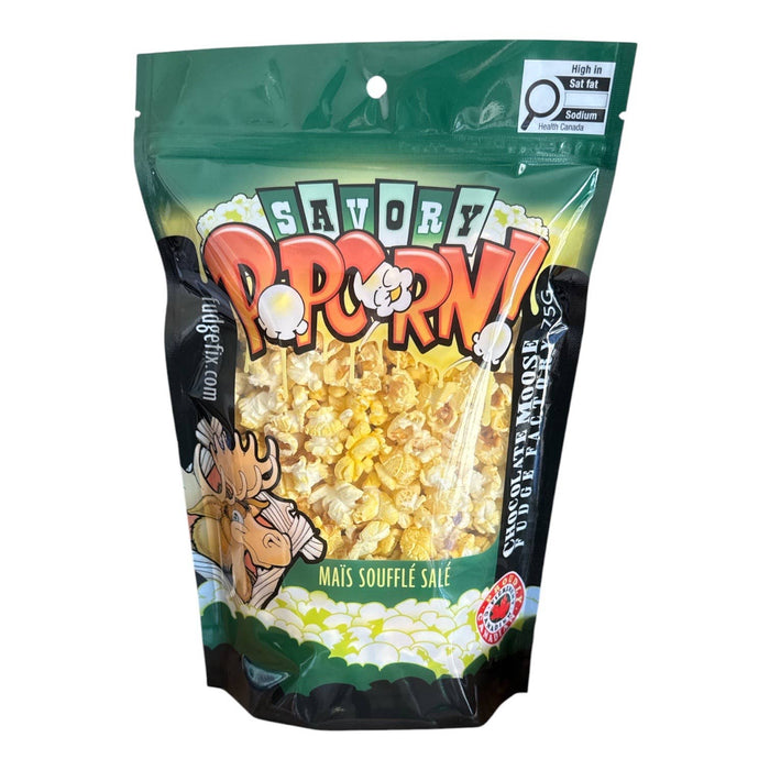 Chocolate Moose Fudge Factory - NEW 75G Savory Popcorn - CHEESY PICKLE: 75G