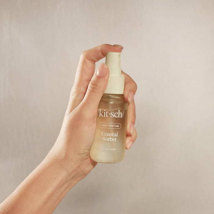 Kitsch Coastal Sorbet Hair Perfume | Odor-Eliminating Mist in Orange Zest & Creamy Coconut