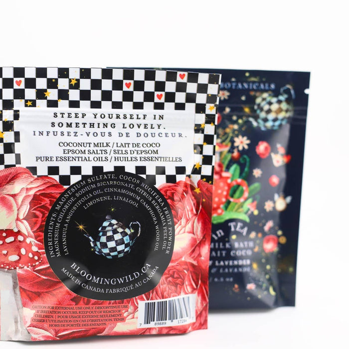 Blooming Wild Botanicals - Dunked in Tea Coconut Milk Bath | Bergamot & Lavender