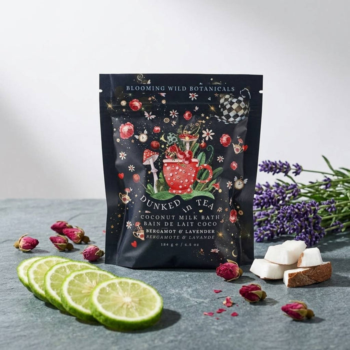 Blooming Wild Botanicals - Dunked in Tea Coconut Milk Bath | Bergamot & Lavender