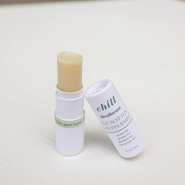 Plantish - Natural Deodorant Stick - Eucalyptus & Peppermint: Mini (0.7oz)