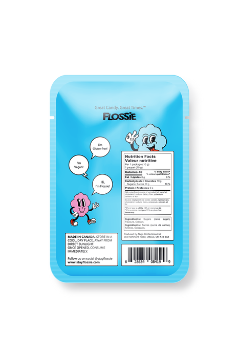 Flossie - Blue Raspberry Cotton Candy