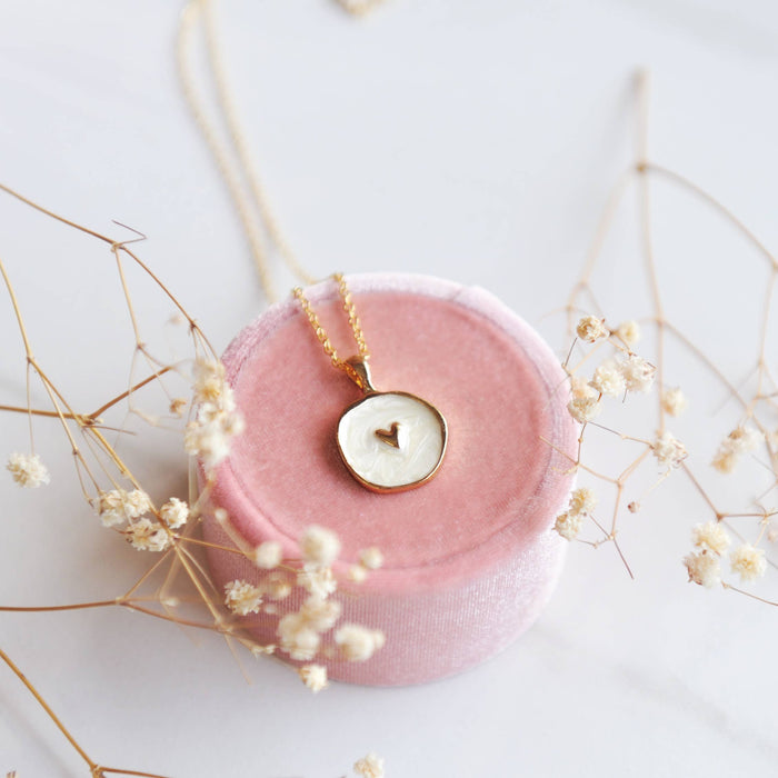 Oh So Lovely - ARIELLA, Sweet Heart Necklace, Pretty Gift for her