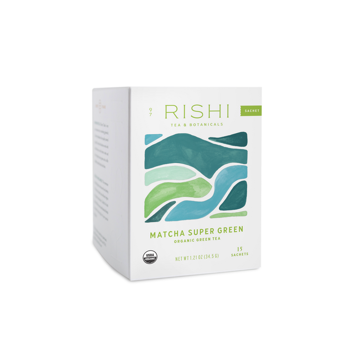 Rishi Tea & Botanicals - Matcha Super Green Organic Green Tea Sachets