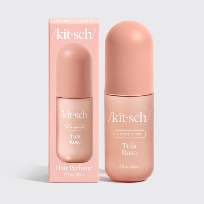 Kitsch Hair Perfume – Tula Rose Scented Hair with Odor-Eliminating Technology (Rose Bloom & Creamy Sandalwood, Clean Deodorizing Formula)