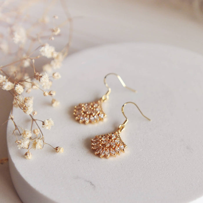 Oh So Lovely - Scarlett vintage crystal earrings
