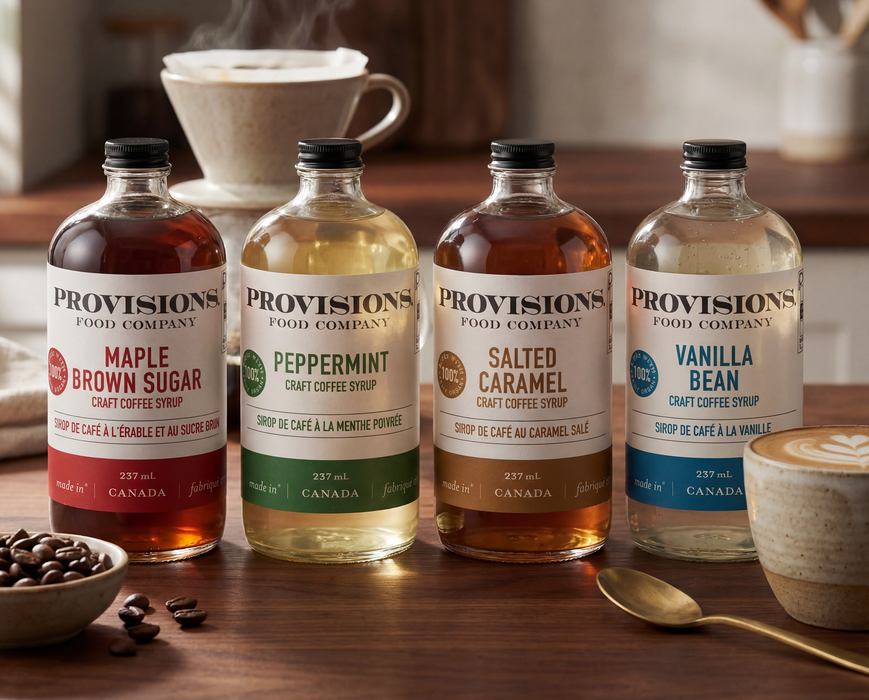 Vanilla Bean Coffee Syrup Made with Real Vanilla | Canadian Craft Syrup