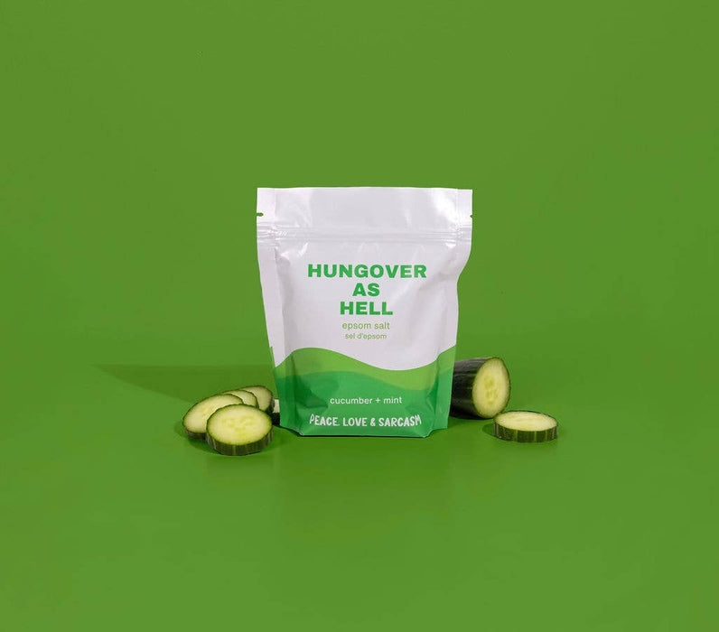 Peace, Love and Sarcasm - Hungover as Hell Epsom Salt Bath Soak