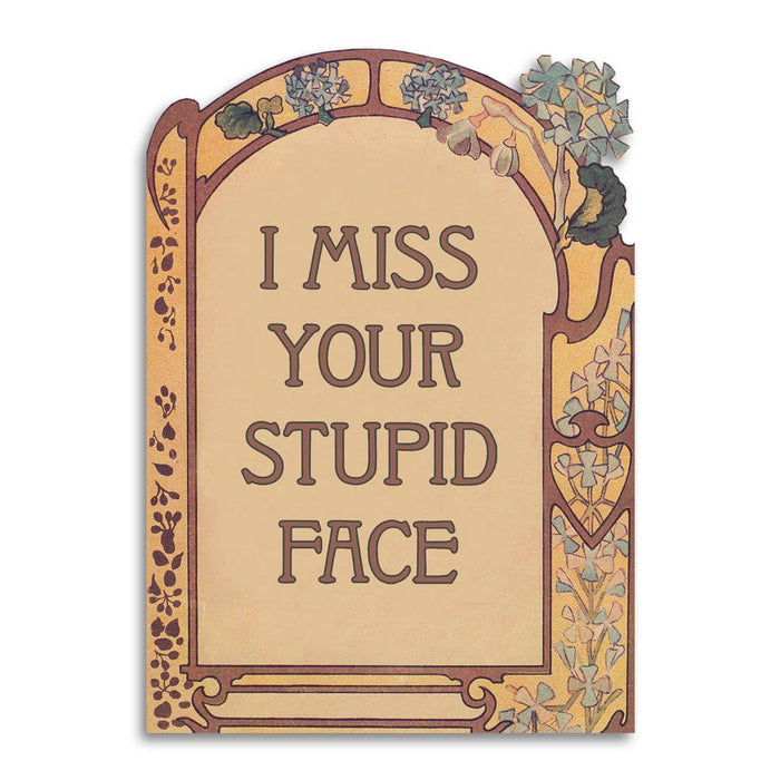 Bad Betty Greeting Co. - Funny Long Distance Relationship Miss You Card