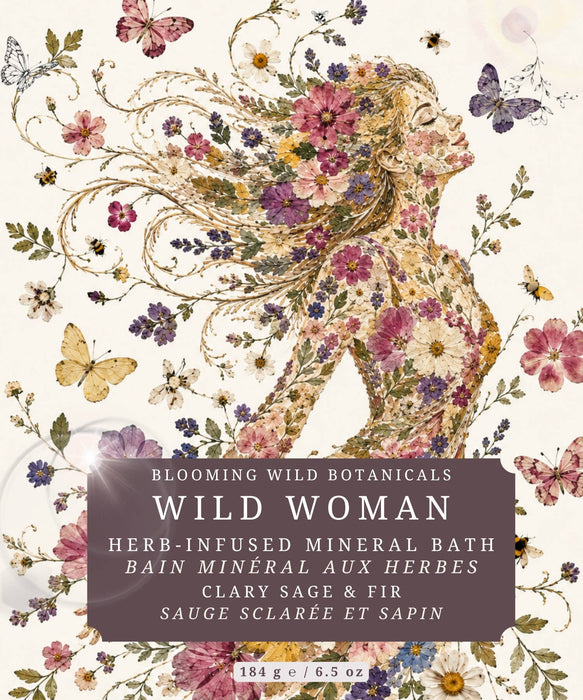 Blooming Wild Botanicals - Wild Woman Herb-Infused Mineral Bath Sachet