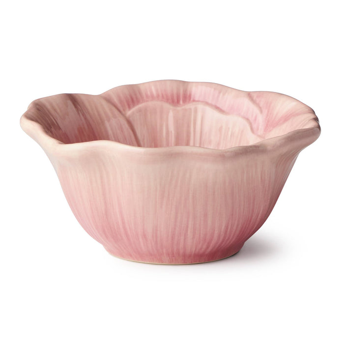 Wildflowers 3D Sculpted Ceramic Bowl in Pale Pink | Floral Ice Cream & Snack Bowl | Unique Aesthetic Kitchen Gift