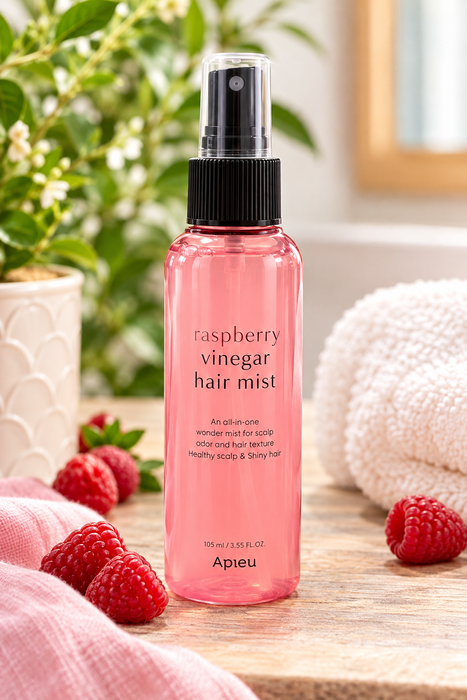 A'PIEU Raspberry Vinegar Hair Mist – Scalp Refresh & Shine Spray
