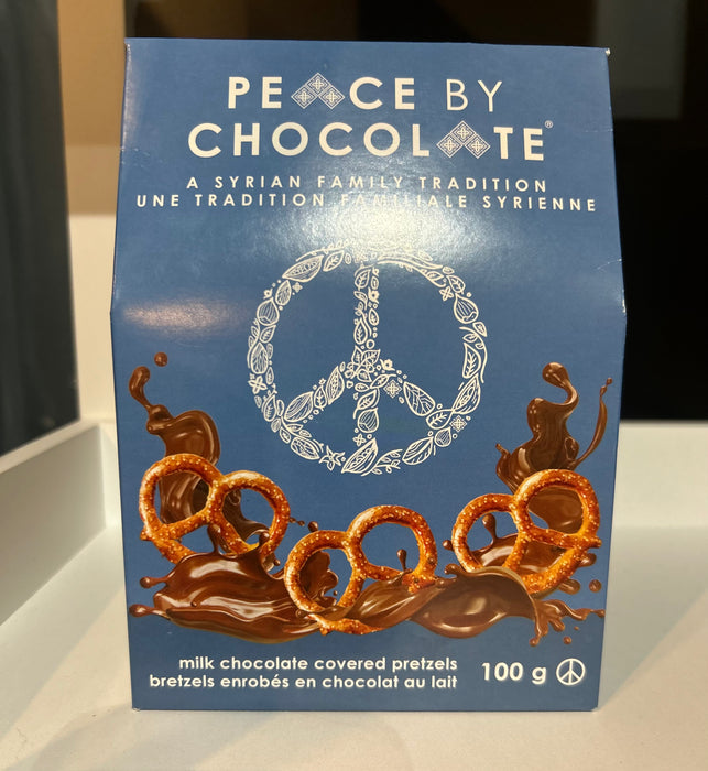 Milk Chocolate Covered Pretzels - Peace By Choclate