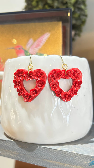 Lala Terre Heart Earrings