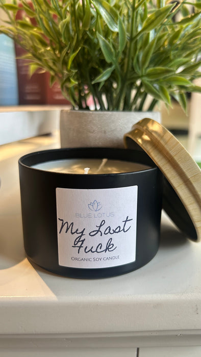 Blue Lotus Candle (6 oz) - My Last Fuck (Cucumber Mint)
