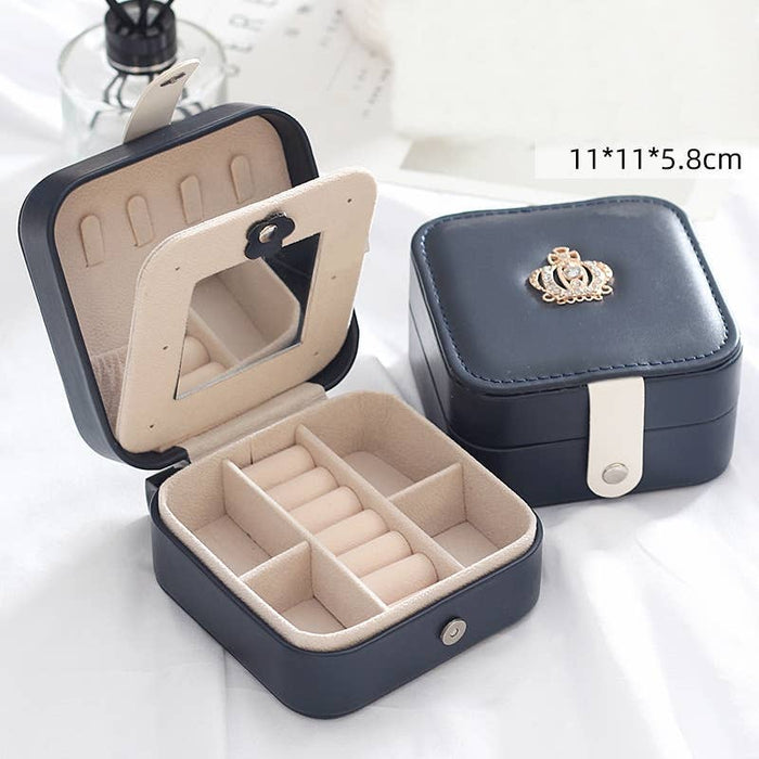 PEACH ACCESSORIES - PUR031 Crowned little jewellery organizer: Pink