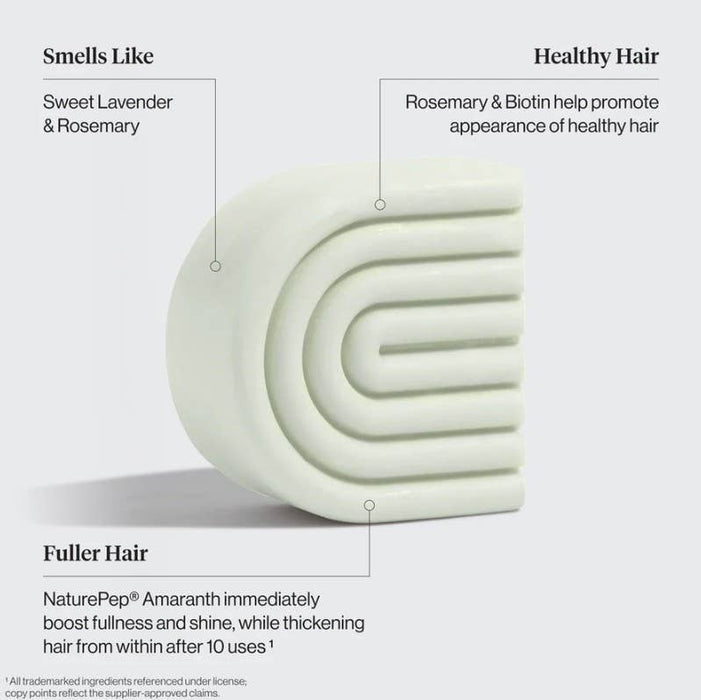Kitsch Rosemary & Biotin Solid Conditioner Bar – Volumizing Conditioner for Fine, Thin & Limp Hair | Zero Waste, Eco-Friendly, Detangling, 100 Washes