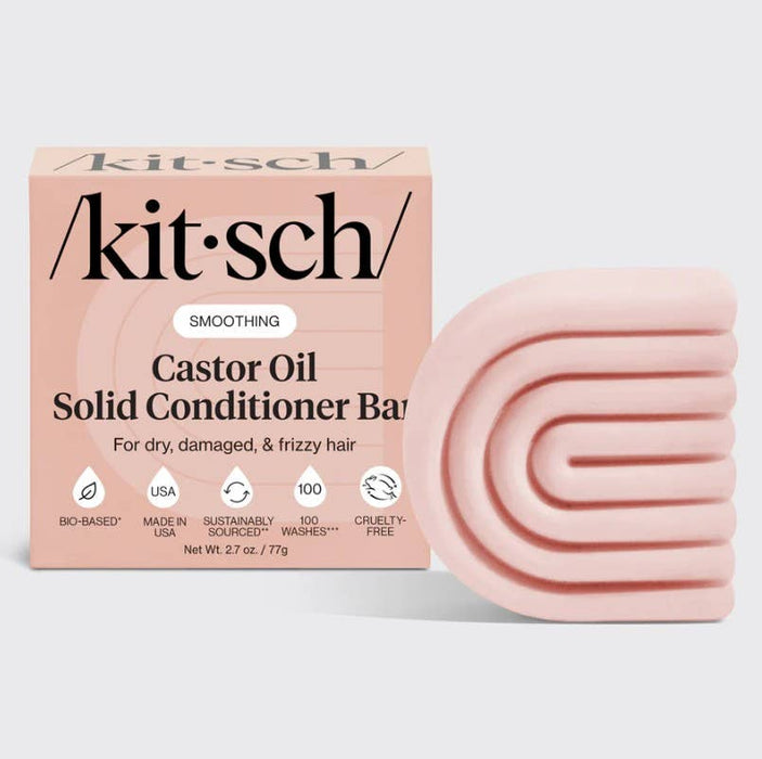 Castor Oil Conditioner Bar – Ultra-Nourishing Solid Conditioner with Shea Butter & Plant-Based Moisture (Vegan, Plastic-Free, Up to 100 Uses)
