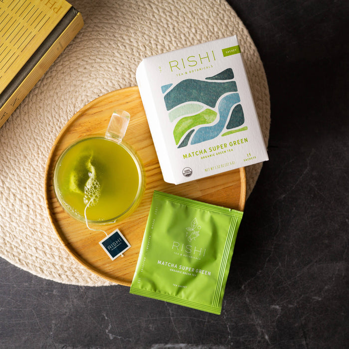 Rishi Tea & Botanicals - Matcha Super Green Organic Green Tea Sachets