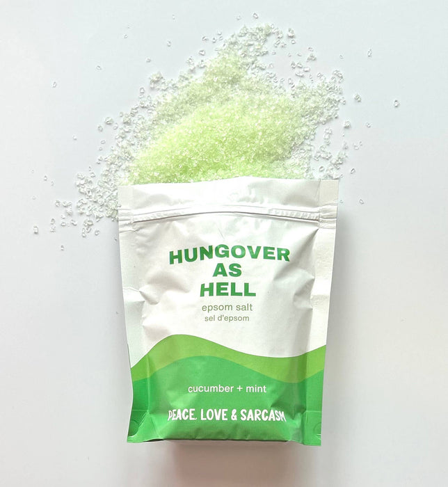 Peace, Love and Sarcasm - Hungover as Hell Epsom Salt Bath Soak