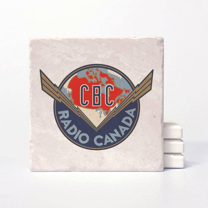 Versatile Coasters CA - CBC Radio 1940 to 1958 Logo Coasters