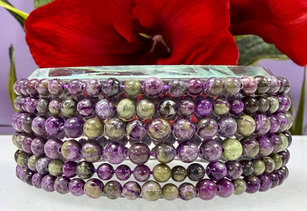 KayleeNYC - Natural Atlantisite 4mm Crystal Healing Stretch Bracelets