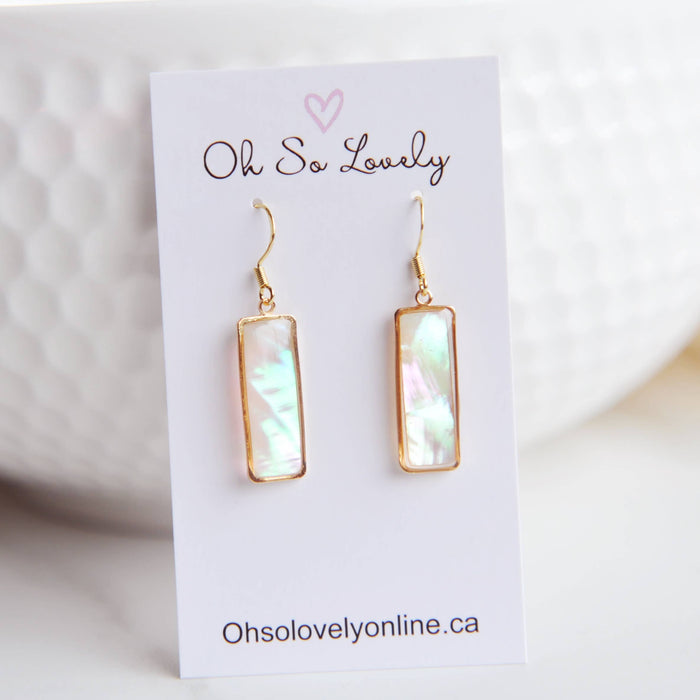 Oh So Lovely - VALERIE, Mother of Pearl Earrings